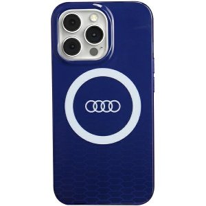 Audi IML Big Logo MagSafe Case iPhone 13 Pro / 13 6.1 niebieski/navy blue hardcase AU-IMLMIP13P-Q5/D2-BE