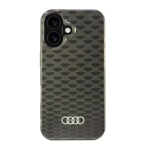 Audi IML Stitching Pattern MagSafeiPhone 16 6.1 czarny/black hardcase AU-IMLMIP16-Q5/D3-BK