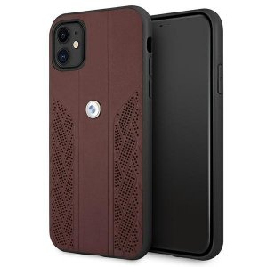 Etui BMW BMHCN61RSPPR iPhone 11 6,1 / Xr czerwony/red hardcase Leather Curve Perforate