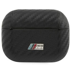 BMW BMAP2CMPUCA AirPods Pro 2 (2022/2023) cover czarny/black PU Carbon M Collection