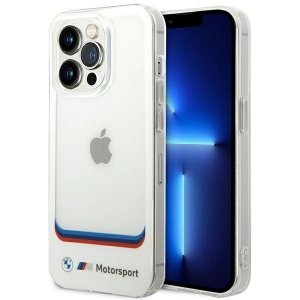 Etui BMW BMHCP14X22HMCH iPhone 14 Pro Max 6,7 biały/white Transparent Center