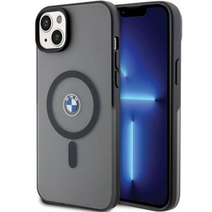 Etui BMW BMHMP14MDSLK iPhone 14 Plus / 15 Plus 6.7 czarny/black hardcase Signature MagSafe