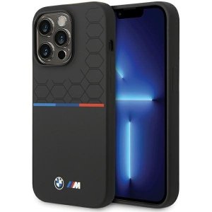 BMW BMHCP15X22SMPK iPhone 15 Pro Max6.7 czarny/black Silicone Pattern