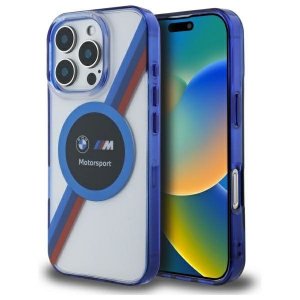 BMW BMHMP16X23HTPUT iPhone 16 Pro Max    6.9 przezroczysty/transparent hardcase Motorsport IML Circle MagSafe