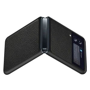 Beline Etui Leather Case Samsung Z Flip 3 czarny/black