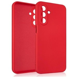 Etui Beline Silicone do Samsung Galaxy   A17 4G czerwony