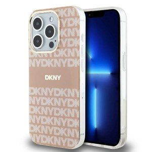 DKNY DKHMP14LHRHSEP iPhone 14 Pro6.1 różowy/pink hardcase IML Mono & Stripe MagSafe