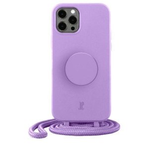 Etui JE PopGrip iPhone 12/12 Pro 6,1 lawendowy/lavendel 30160 (Just Elegance)