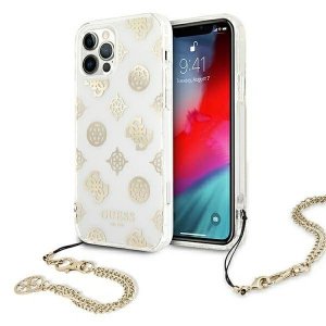 Guess GUHCN65KSPEGO iPhone 11 Pro Max 6,5 złoty/gold hardcase Peony Chain Collection