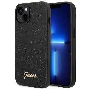 Guess GUHCP14MHGGSHK iPhone 14 Plus / 15 Plus 6.7 czarny/black hard case Glitter Script
