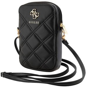 Guess Torebka GUWBZPSQSSGKczarny/b<br />lack Zip Quilted 4G 