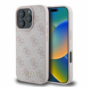 Guess GUHCP16XG4GFPI iPhone 16 Pro Max 6.9 różowy/pink hardcase 4G Classic