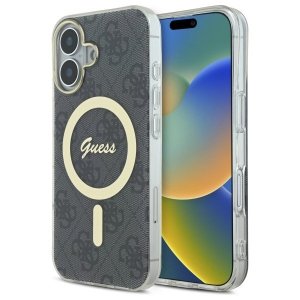 Guess GUHMP16SH4STK iPhone 166.1 czarny/black hardcase IML 4G MagSafe