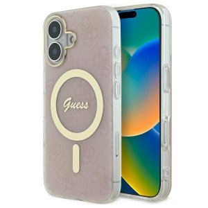 Guess GUHMP16SH4STP iPhone 166.1 różowy/pink hardcase IML 4G MagSafe