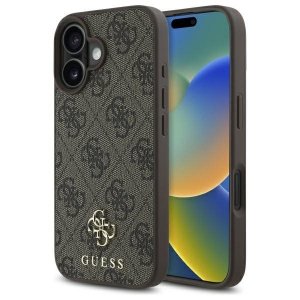 Guess GUHMP16SP4SM4MW iPhone 16 6.1     brązowy/brown hardcase 4G Small Classic MagSafe
