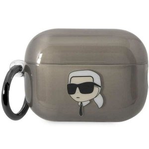 Karl Lagerfeld KKLAP2HNIKTCK Airpods Pro 2 (2022/2023) cover czarny/black Ikonik Karl Lagerfeld