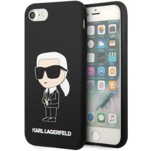 Karl Lagerfeld KLHCI8SNIKBCK iPhone 7/8/ SE 2020 / SE 2022 hardcase czarny/black Silicone Ikonik