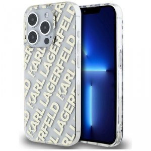 Karl Lagerfeld KLHCP15LHKFOEMD iPhone 15 Pro 6.1 złoty/gold hardcase IML Fullover  Logo