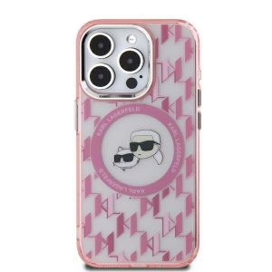 Karl Lagerfeld KLHMP15SHMCKMHP iPhone 156.1 różowy/pink IML Monogram Karl&Choupette Head MagSafe