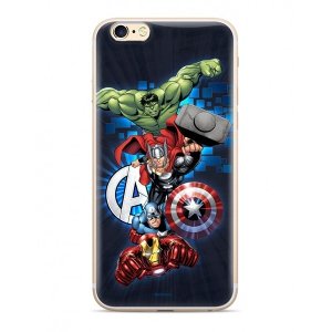 Etui Marvel™ Avengers 001 Huawei Y5 2018 granatowy/navy MPCAVEN003