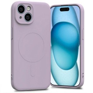 Mercury MagSafe Semi-Silicone iPhone 15 / 14 / 13 6,1 liliowy fiolet /lilac purple