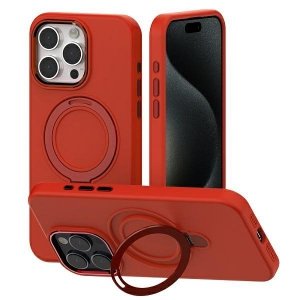 Mercury MagSafe Stand Silicone iPhone 15 Pro 6,1 czerwony /red