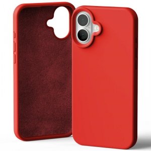 Mercury Silicone iPhone 16 Plus6,7 czerwony/red