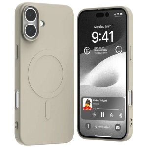 Mercury MagSafe Semi-Silicone iPhone 16Plus 6,7 kamienny/stone