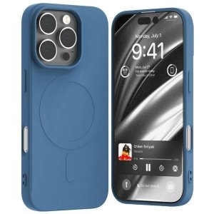 Mercury MagSafe Semi-Silicone iPhone 16Pro 6,3 niebieski /blue