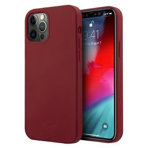 Mini MIHCP12LSLTRE iPhone 12 Pro Max 6,7 czerwony/red hard case Silicone Tone On Tone