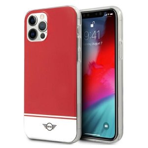 Mini MIHCP12LPCUBIRE iPhone 12 Pro Max 6,7 czerwony/red hard case Stripe Collection