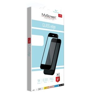 MS Diamond Glass Edge Lite iPhone Xs Max czarny/black