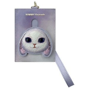 Nimmy portfel na karty fioletowy/purple  Big Eyed Pet 2.0 Rabbit
