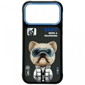 Etui Nimmy Cool&Cute 2.0 Dog do iPhone   17 Pro czarny