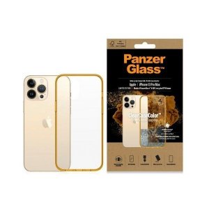 PanzerGlass ClearCase iPhone 13 Pro Max 6.7 Antibacterial Military grade Tangerine 0343