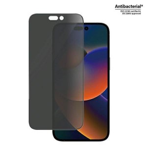 PanzerGlass Ultra-Wide Fit iPhone 14 Pro Max 6,7 Privacy Screen Protection Antibacterial Easy Aligner Included P2786