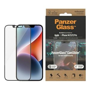 PanzerGlass Ultra-Wide Fit iPhone 14 / 13 / 13 Pro 6.1 Screen Protection CamSlider Antibacterial Easy Aligner Included 279