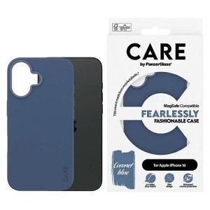 Etui CARE by PanzerGlass Fashion Case    iPhone 16 6.1 niebieski/blue MagSafe 1381