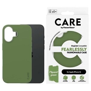 Etui CARE by PanzerGlass Fashion Case    iPhone 16 6.1 zielony/green MagSafe 1385