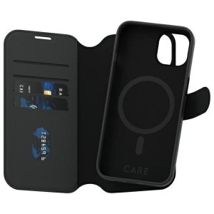 Etui CARE by PanzerGlass Feature Tango   2in1 Wallet iPhone 14 / 13 6.1 MagSafe czarny/black 1160
