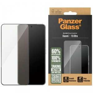 Szkło hartowane PanzerGlass Ultra-Wide   Fit w. Black Frame do Xiaomi 15 Ultra
