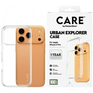 Etui CARE by PanzerGlass Flagship Urban  Explorer w. Clear Frame do iPhone 17 Pro przezroczysty