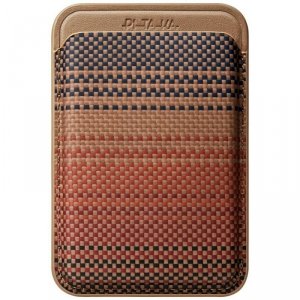 Portfel magnetyczny PITAKA Woven Wallet  MagSafe do telefonu sunset