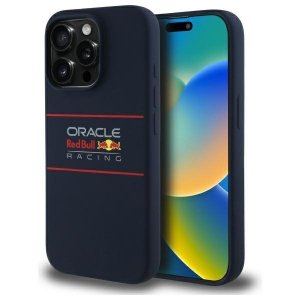 Red Bull RBHMP15L24SIHSRV iPhone 15 Pro  6.1 hardcase granatowy/navy Silicone Horizontal Logo MagSafe