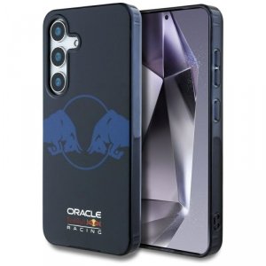 Etui Red Bull Two Bulls Logo MagSafe do  Samsung Galaxy S25 granatowy