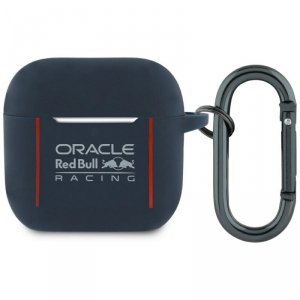 Etui Red Bull Silicone Logo & Lines do   AirPods 4 granatowy