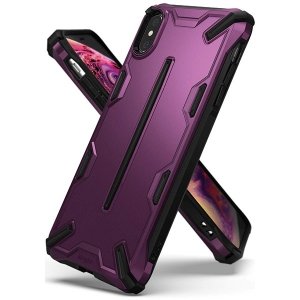 Ringke Dual X iPhone Xs Max purpurowy /metalic purple DXAP0009