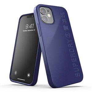 SuperDry Snap iPhone 12 mini Compostable granatowy/navy 42626
