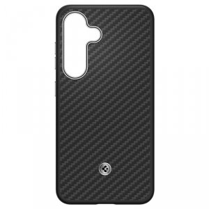 Etui Samsung Spigen Enzo Aramid Magnet   do Galaxy S25 czarno-srebrny