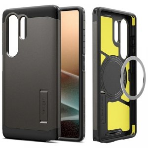 Etui Spigen Tough Armor MagSafe do       Samsung Galaxy S25 Ultra szary